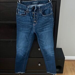 Aeropostale Dark Blue Ankle Jeans